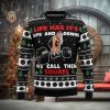Home Malone Meme For Christmas Gifts Ugly Christmas Wool Knitted Sweater