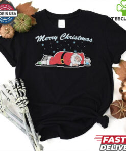 Santa Claus Merry Christmas Friday Beers Holiday Christmas 2024 T shirts