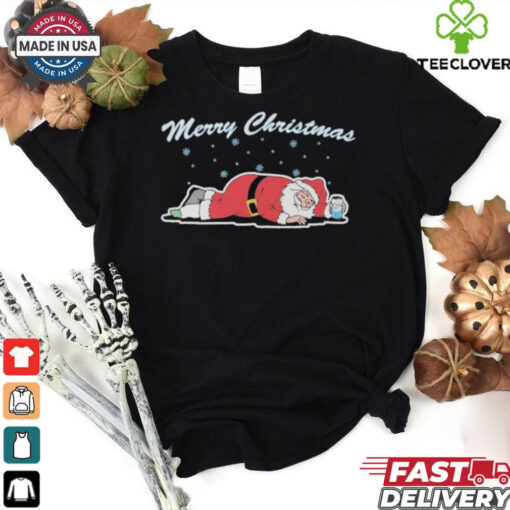 Santa Claus Merry Christmas Friday Beers Holiday Christmas 2024 T shirts
