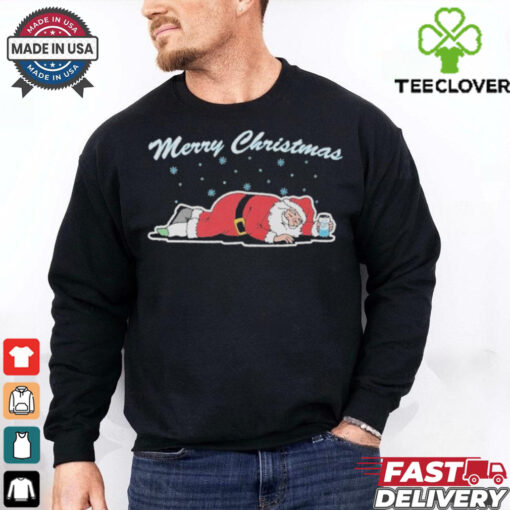 Santa Claus Merry Christmas Friday Beers Holiday Christmas 2024 T shirts