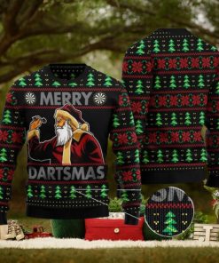 Santa Claus Merry Dartsmas Special Design For Christmas Holiday Ugly Christmas Sweater Winter Clothers