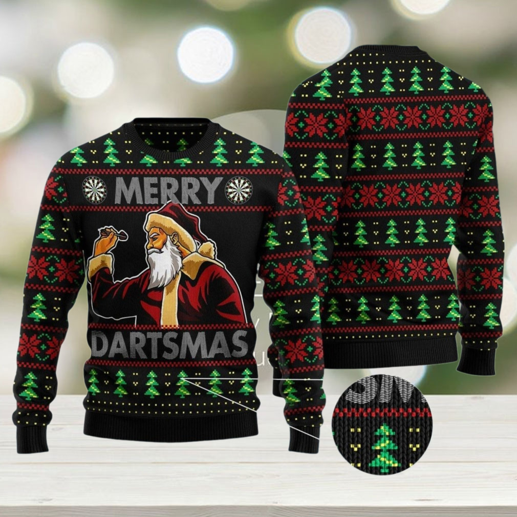 Santa Claus Merry Dartsmas Ugly Christmas Sweater, Dart Lovers Gift Merry Dartsmas Ugly Christmas Sweater, Merry Christmas Ugly Sweater Santa Claus Merry Dartsmas Ugly Christmas Sweater, Dart Lovers Gift Merry Dartsmas Ugly Christmas Sweater, Merry Christmas Ugly Sweater