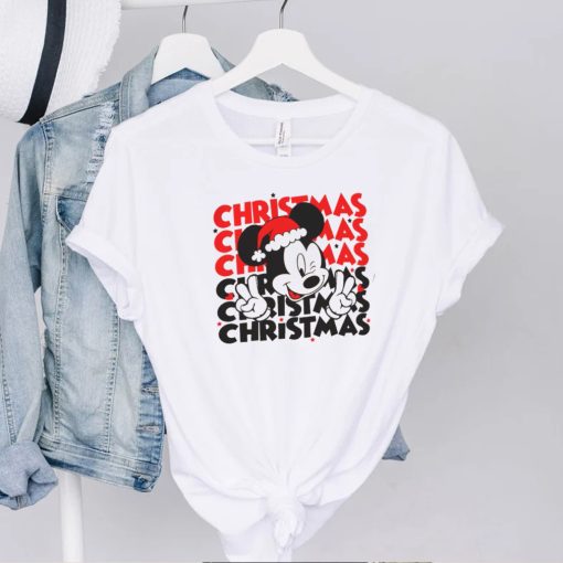 Santa Claus Mickey Funny Disney Christmas Shirt