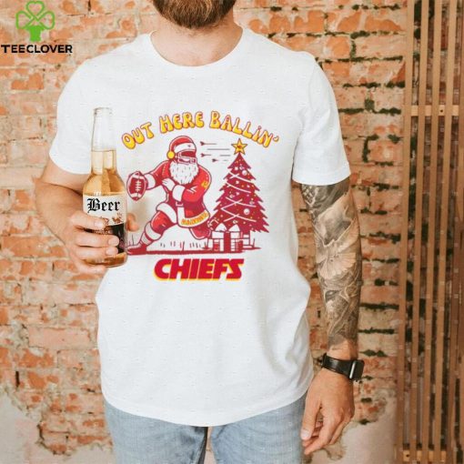 Santa Claus Out Here Balling Chief Shirt