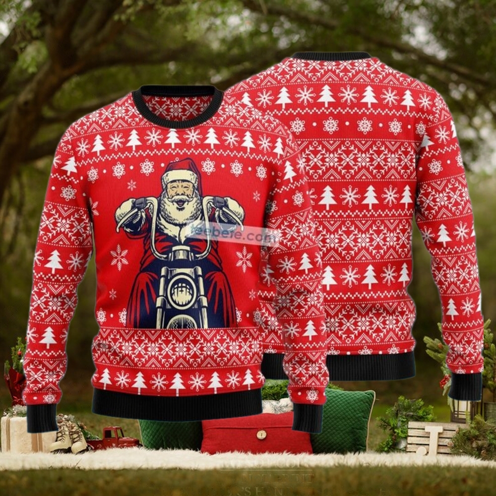 Santa Claus Ride Motorcycle Red Best Christmas Sweatshirts Santa Claus Ride Motorcycle Red Best Christmas Sweatshirts