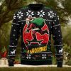 Santa Claus Skateboard Ugly Christmas Sweater Thankgiving Gift Men Women