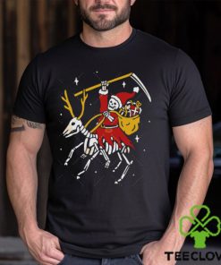 Santa Claus Skeleton Reindeer Skeleton Christmas Shirt