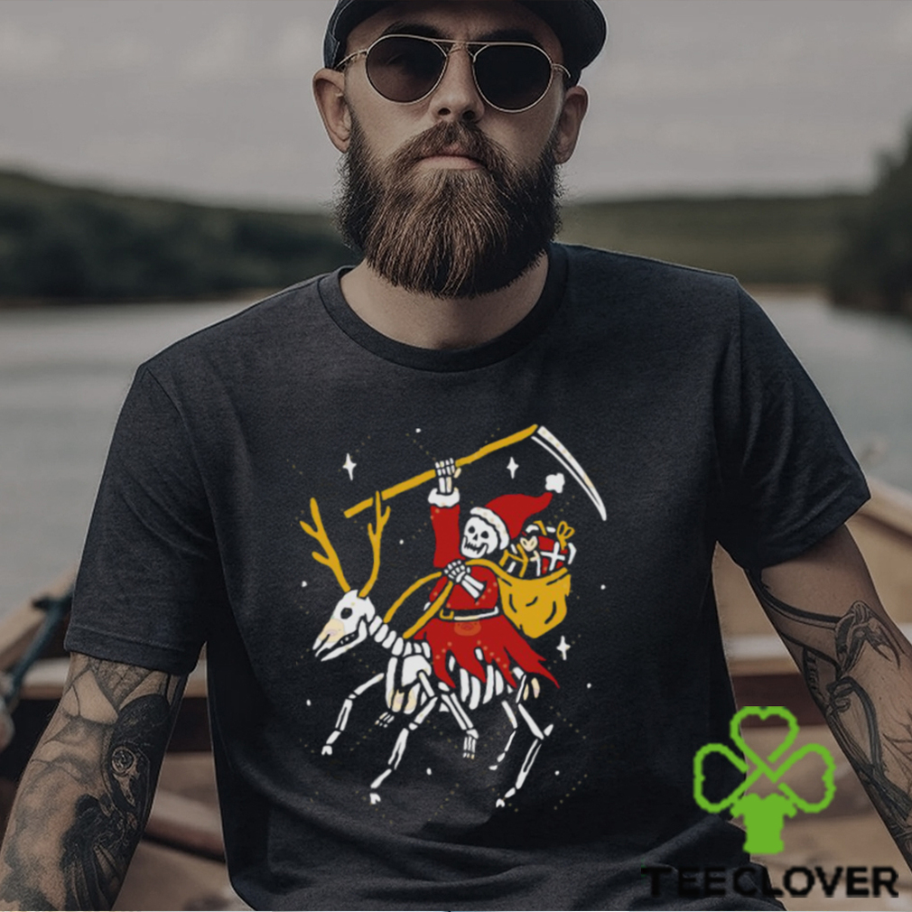 Santa Claus Skeleton Reindeer Skeleton Christmas Shirt Santa Claus Skeleton Reindeer Skeleton Christmas Shirt