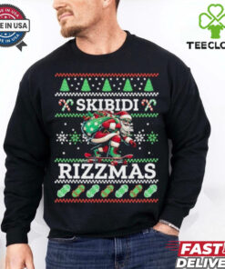 Santa Claus Skibidi Rizzmas Ugly Christmas shirt