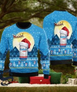 Santa Claus Sleigh Natural Light Ugly Sweater, Christmas Gift Apparel, Merry Ugly Christmas Sweater