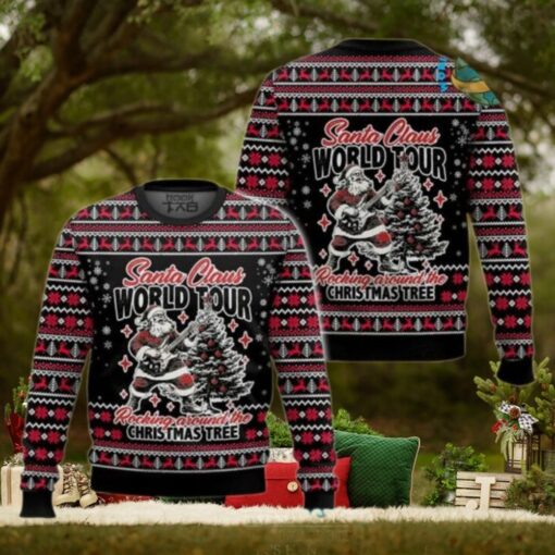 Santa Claus World Tour 2024 Ugly Christmas Sweater