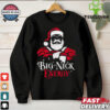 Santa blowing bubble gum Santa bruh Christmas shirt