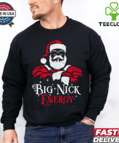 Santa Claus big nick energy shirt