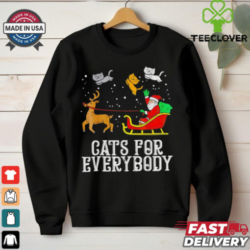 Santa Claus cats for everybody Christmas shirt