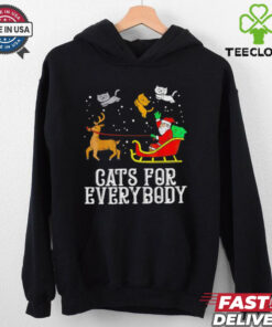 Santa Claus cats for everybody Christmas shirt