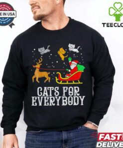 Santa Claus cats for everybody Christmas shirt
