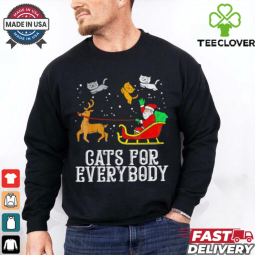 Santa Claus cats for everybody Christmas shirt