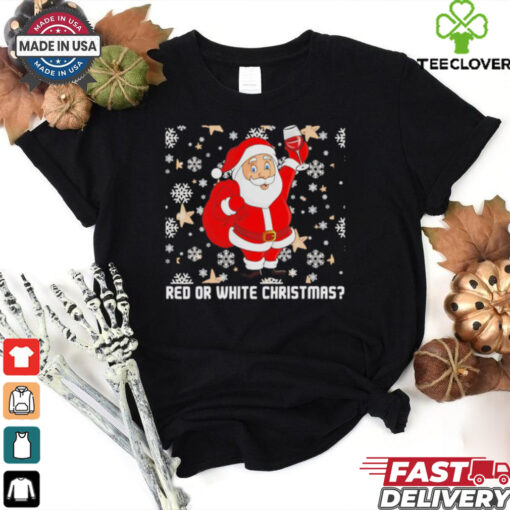 Santa Claus red or white Christmas shirt