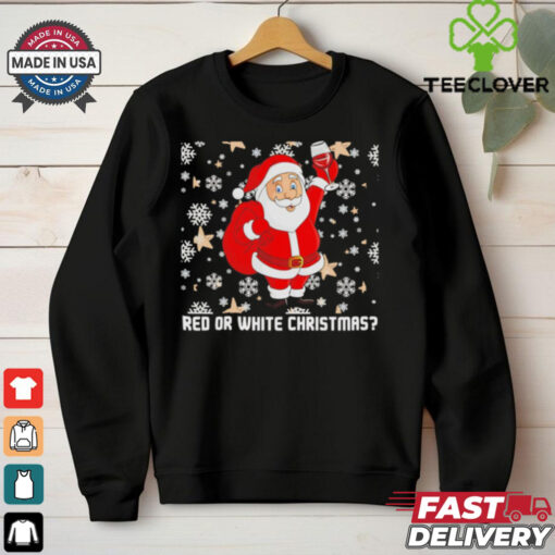 Santa Claus red or white Christmas shirt