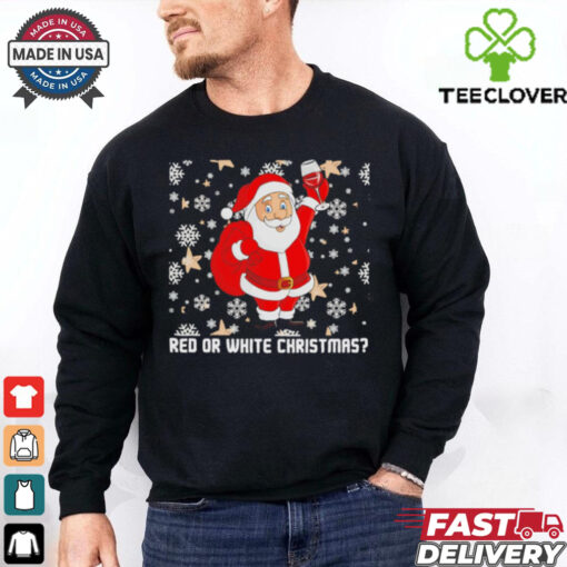 Santa Claus red or white Christmas shirt