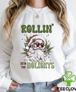 Santa Claus rollin’ into the holidays Christmas shirt
