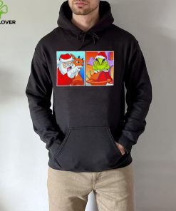 Santa Claus vs Grinch Yelling meme hoodie, sweater, longsleeve, shirt v-neck, t-shirt