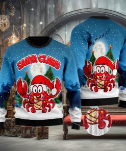 Santa Claws Crabs Ugly Christmas Sweater