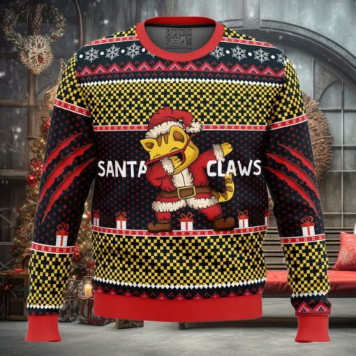 Santa Claws Ugly Christmas Sweater