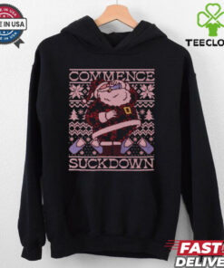 Santa Commence Suckdown Holiday Ugly Christmas 2024 T shirts