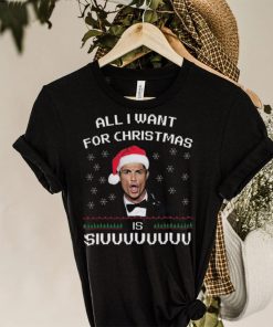 Santa Cristiano Ronaldo All I Want For Christmas Is Siuuu Ugly Christmas Sweater