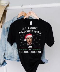 Santa Cristiano Ronaldo All I Want For Christmas Is Siuuu Ugly Christmas Sweater