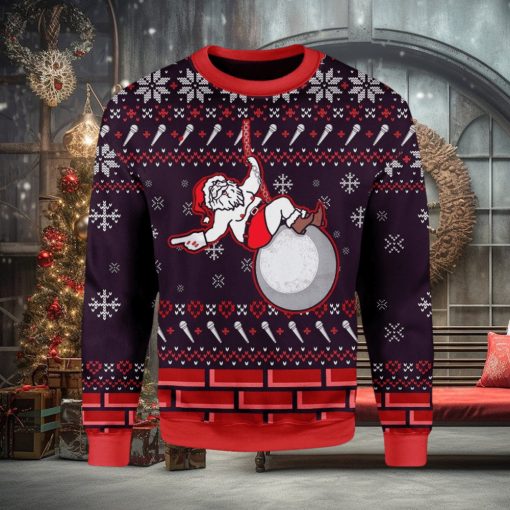 Santa Cyrus Ugly Christmas Sweater