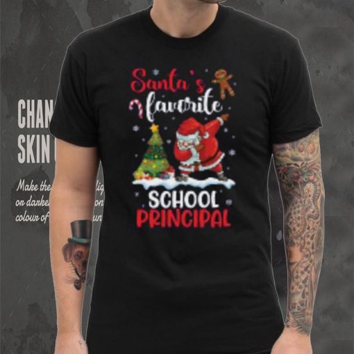 Santa Dabbin Snow Presents Santa s Favorite School' Unisex Tie Dye T Shirt