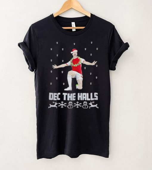 Santa Declan Rice Dec the Halls Christmas hoodie, sweater, longsleeve, shirt v-neck, t-shirt