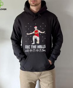 Santa Declan Rice Dec the Halls Christmas hoodie, sweater, longsleeve, shirt v-neck, t-shirt