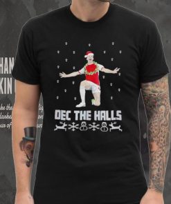 Santa Declan Rice Dec the Halls Christmas hoodie, sweater, longsleeve, shirt v-neck, t-shirt