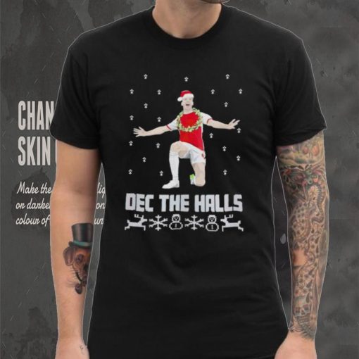 Santa Declan Rice Dec the Halls Christmas hoodie, sweater, longsleeve, shirt v-neck, t-shirt