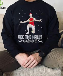 Santa Declan Rice Dec the Halls Christmas hoodie, sweater, longsleeve, shirt v-neck, t-shirt