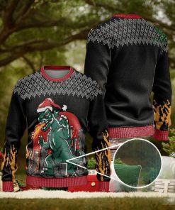 Santa Dinosaur Christmas Ugly Sweaters Christmas Xmas Sweater