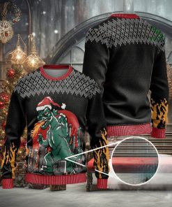 Santa Dinosaur Christmas Ugly Sweaters Christmas Xmas Sweater