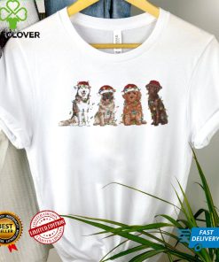 Santa Dogs Light Christmas Shirt
