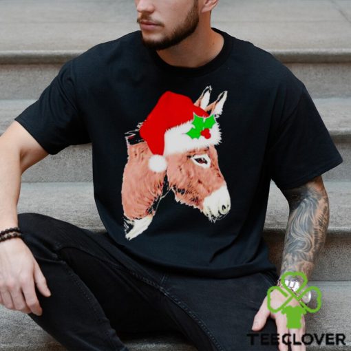 Santa Donkey Christmas Shirt