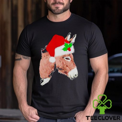 Santa Donkey Christmas Shirt