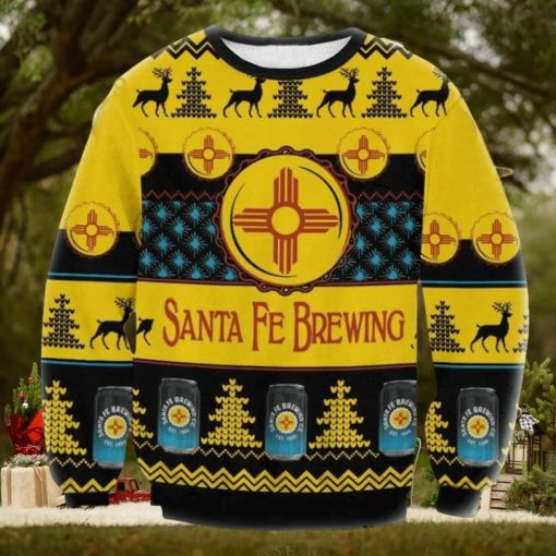 Santa Fe Brewing Ugly Christmas Sweater, Gift for Christmas Holiday