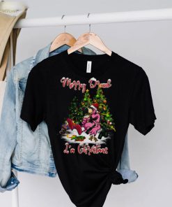 Santa Flamingo Merry Drunk I’m Christmas Tree Gift shirt