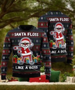 Santa Floss Special Design For Christmas Holiday Ugly Christmas Sweater Winter Clothers