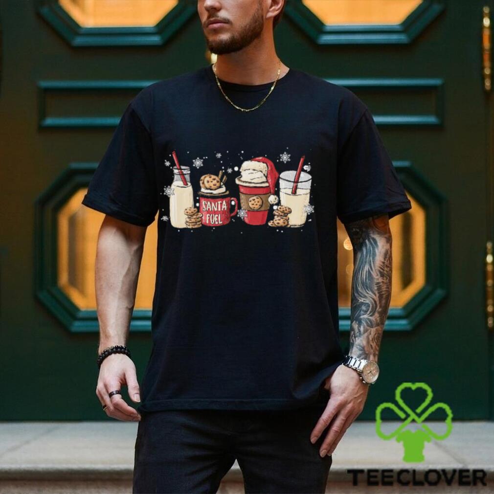 Santa Fuel Sweatshirt Christmas Milk And Cookies Christmas Shirt Santa Fuel Sweatshirt Christmas Milk And Cookies Christmas Shirt