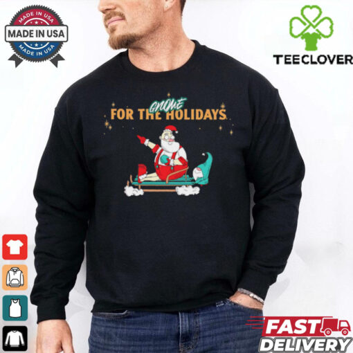 Santa Gnome for the holidays Christmas shirt