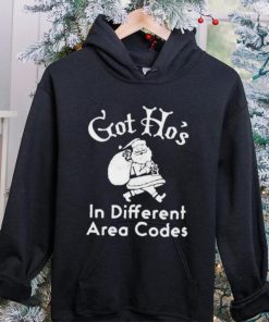 Santa Got ho’s in different area codes hoodie, sweater, longsleeve, shirt v-neck, t-shirt