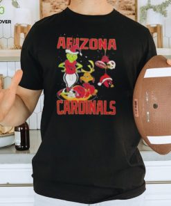 Santa Grinch And Dog Arizona Cardinals Christmas Shirt